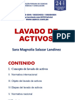 Lavado de activos: Etapas y tipologías