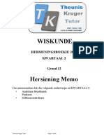 TKT Graad 12 Kwartaal 2 Hersiening Memo