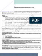 Plano de Ensino: Projeto: Disciplina: Carga Horária