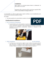 Clasificación de Los Plasticos