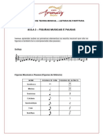 Aula 2 - Figuras Musicais e Pausas