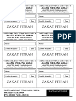 Kupon Zakat Fitrah 1431 H
