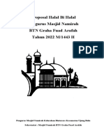 Proposal - Halal - Bi - Halal Masjid Namirah