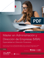 Master Direccion Administracion Empresas Especialidad Direccion Financiera