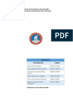 Grupo 1 Preguntas Sobre El Reglamento de La Ley de Fortalecimiento Al Emprendimiento Acuerdo Gubernativo 49-2019 de Los Grupos