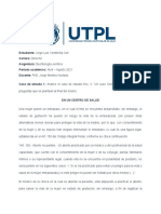 Caso de Estudio - Analice El Caso de Estudio Nro. 2 "En Un Centro de Salud" y Dé Respuesta A Las Preguntas Que Se Plantean Al Final Del Mismo.