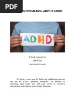 Basic Information About Adhd: Ebook Prepared by Mind Test