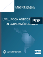 Evaluacion Anticorrupcion Latinoamerica 2020