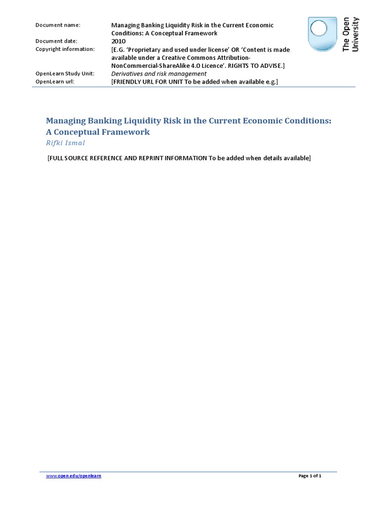 Ismal 2010 | PDF | Market Liquidity | Banks