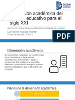 Actividad 1.4 Presentación Dimensión Académica Del Modelo Educativo para El Siglo XXI