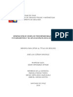 Generacion de Modelos Tridimensionales a Partir de Fotogrametria y Su Aplicacion en Geologia Estructural