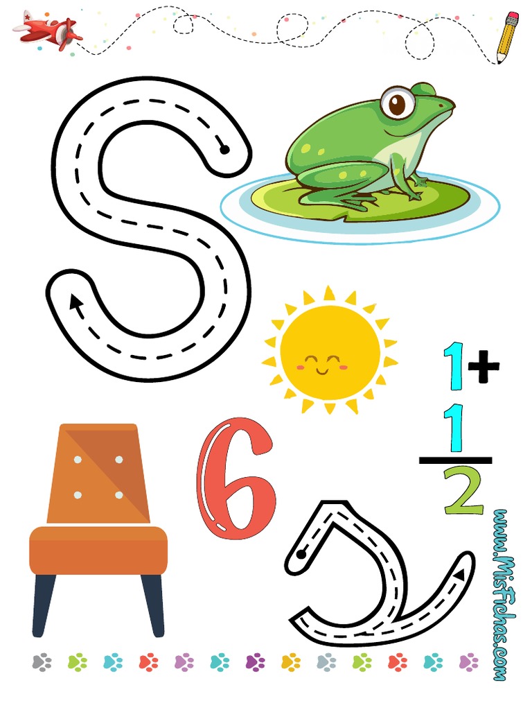 Fichas de la letra S para niños | PDF