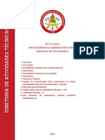 NT 01 - (Cbmma) Procedimentos Administrativos e Medidas de Segurança