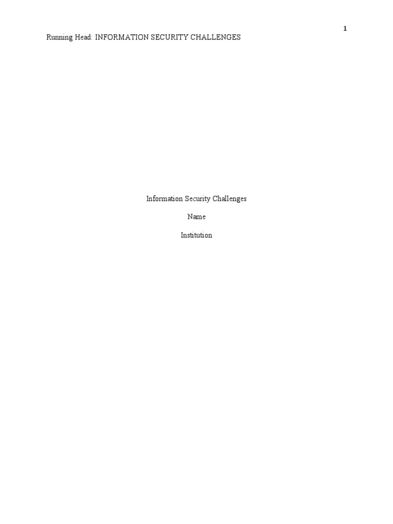 Annonated Security Challenges | PDF | Computer Security | Security