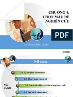 Chương 4 - chọn Mẫu Để Nghiên Cứu - 2010