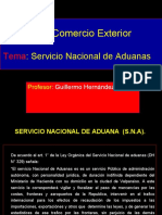 3- Servicio Nacional de Aduanas