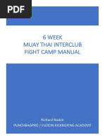 Beginner Kickboxing Workout Routine | PDF | Combat | Individual Sports