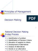 Principles of Management Decision Making