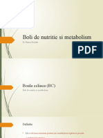 Boli de Nutritie Si Metabolism