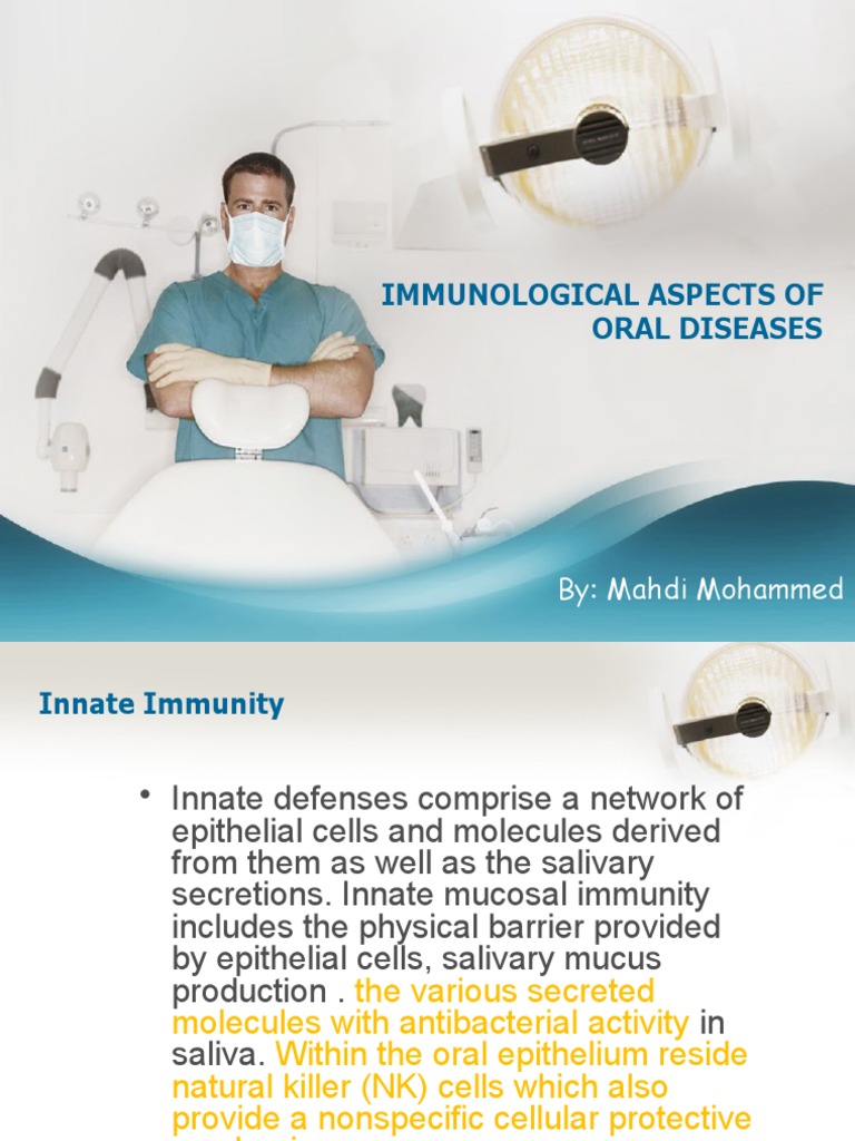 Immunological Factors in Oral Diseases | PDF | Immune System ...