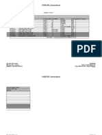 PAREXEL International: Dataset Specification