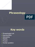 Phraseology