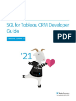 SQL for Tableau CRM DeveloperGuide