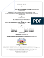 Internship - Report Format - 2021