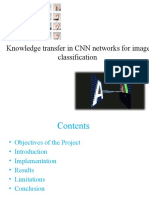 Knowledge Transfer in CNN Networks For Image Classification