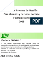 Presentación Redifusion de Sistemas Integrado para Alumnos y Personal 2019