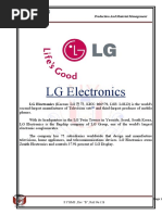 LG Electronics: LG Electronics (Korean: LG 전자, KRX: 066570, LSE: LGLD) is the world's