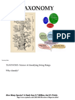 Taxonomy Notes