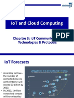 Iot and Cloud Computing: Chapitre 3: Iot Communication: Technologies & Protocols