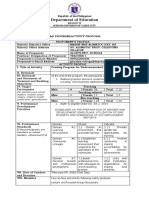 Proposal For Feeding Program