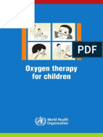 Oxygen Therapy For Children - WHO 2016