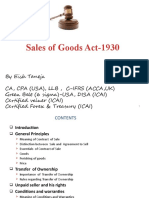 Sale of Goods Act