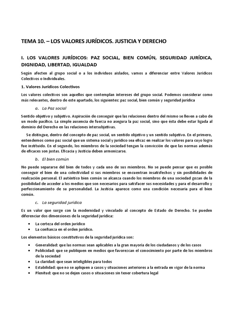 Tema 10 | PDF | Crimen y violencia | Justicia