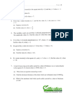 Worksheet On Direct Inverse Proportion