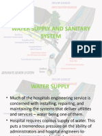 Water Supply and Sanitary System
