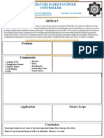 Temperature Based Fan Speed Controller: Problem Solution
