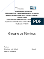 Glosario de Términos Fundamentos Socio-Políticos