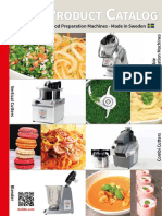Roduct Atalog: Food Preparation Machines - Made in Sweden