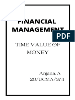 Financial Management: Time Value of Money