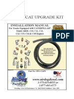 Cat Upgrade Kit: Installation Manual