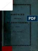 Matter. Histoire Critique Du Gnosticisme, Et de Son Influence Sur Les Sectes Religieuses Et Philosophiques Des Six Premiers Siècles de L'ère Chrétienne. 1843. Volume 1.