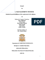 Hotel Management System: Diploma in Computer Technology