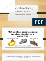 Materiales aislantes y semiconductores