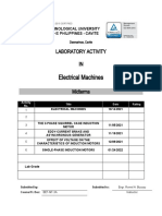 Electrical Machines: Laboratory Activity IN