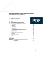 WHO 1033 Annex 2 - Points To Consider For HBELs in CV