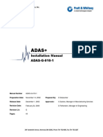 ADAS+ Installation Manual. Pratt & Whitney Engine Services, Inc. 249 Vanderbilt Ave Norwood, MA Manual Number ADAS-G-010-1